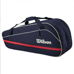 WILSON TEAM 6 BAG '25 BLAUW